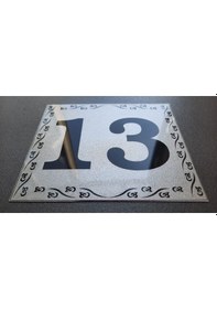 Resim Kapı Numarası 10x12 cm Kendinden Yapışkanlı No:13 