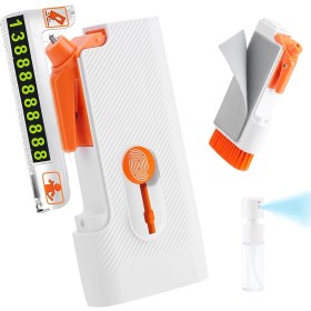 Resim 7 In 1 Geçici Park Için Numaratör Temizlik Kiti Açil Durum Kurtarma Aleti 