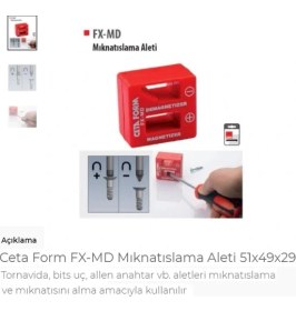 Resim Ceta Form Fx-Md Mıknatıslama Aleti 51X49X29 