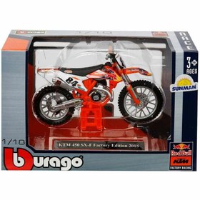 Resim 51070 SUN-BUR-1:18 Engine Red Bull KTM 450 2 Assortment - Sunman 