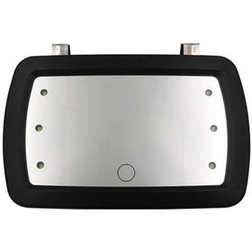 Resim Shineyee Araba Güneşlik Ayna Led Işıkları İle Makyaj Güneş Gölgeleme Kozmetik Ayna Klip Makyaj Ayna 