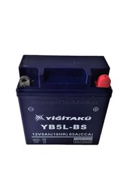 Resim Yiğit Akü 12 V 5 Ah-amper Yb5l Motosiklet Aküsü 