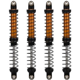 Resim 1/10 Rc Araba İçin 4 Adet Ayarlanabilir 120mm Metal Amortisör Damper Axial Wraith Rr10 Uyumlu 