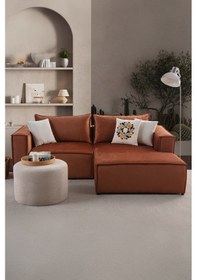 Resim Arven Köşe Koltuk Takımı Kiremit Sağ Köşe Kiremit 