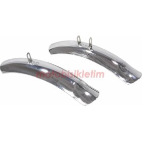 Resim Motobisikletim 20 Jant Bmx Bisiklet [krom] Çamurluk Ön Arka Takım [kısa] 