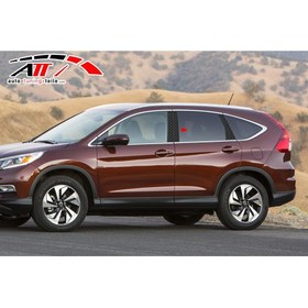 Resim ARD Pazarlama Honda Cr-V 2013-2017 Karbon Kapı Direği Kaplaması Cam Direği Şık Görünüm 6 Parça 