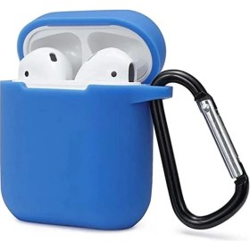 Resim İlkyaz Fashion Apple Airpods 2 (2.nesil) Sert Silikon Kılıf - Mavi 