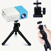 Resim Projektörler, Kameralar ve DLSR'lar için 360° Dönebilen Mini Gimbal Standı - Panoramik Görüntüyü Sağlayan Kompakt Ayarlanabilir Masaüstü Tutucu, Canlı Yayın ve Masaüstü Kullanım İçin İdeal, Canlı Yayın Aksesuarı | Modern Kompak Tasarım | ABS Reçine Yapısı 