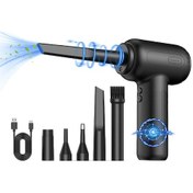 Resim Ranyeek 7000pa Hızlı Fırlatıcı, 6 Değiştirilebilir Uç, Led Fenerli, Kablosuz Usb Şarjlı 3x2000mah , Ev/araba/ofis Temizliği, Balon Şişirme 