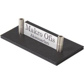 Resim Makroofis Eko502 Deri Sümen Takımı 6 Parça Gümüş Aksesuar 
