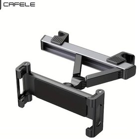 Resim Chuangyinshop Siyah Abs+metal Malzeme Dayanıklı Dönebilir Uzatılabilir 6.1-12.9 Inç Telefon Tablet Araç Başlığı Askısı 