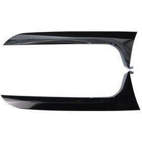 Resim A6 C7 Allroad Tdı İçin Araç Arka Cam Yan Spoiler Kanat Kanalları Splitter Değiştirme 