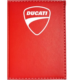 Resim promosyon denizi Ducatı Logolu Kırmızı Ruhsat Kabı 