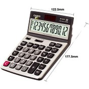 Resim Casio DX-120ST 12 Hane Oynar Başlıklı Masaüstü Hesap Makinesi 