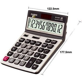 Resim Casio DX-120ST 12 Hane Oynar Başlıklı Masaüstü Hesap Makinesi 
