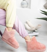 Resim Anıl Ayakkabı Kadın Panduf Ev Ayakkabısı Ev Botu Yumuşak Ses Yapmaz Taban Pembe 