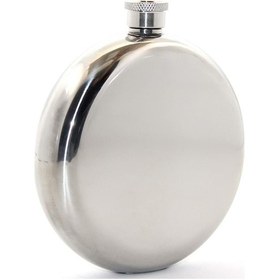 Resim Kenpazar Paslanmaz Çelik Yuvarlak 8 Oz Tekli Matara 