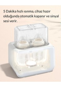 Resim Grownsy 8 i 1 Arada Biberon Isıtıcı Ve Sterilizatör Lcd Ekranlı Hızlı Isıtma ve Çözme Bpa Içermez 