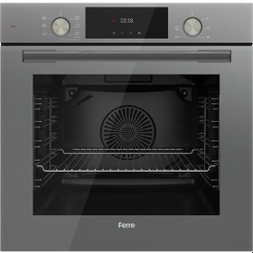 Resim Ferre Flowart Serisi QMS63CPR - CS208 - D079 Gri Ankastre Set 