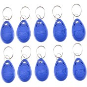 Resim 100 Adet Keyfob Yakınlık Kimlik Belirteci Etiketi Anahtar Fob Anahtarlık Erişim Kontrolü 