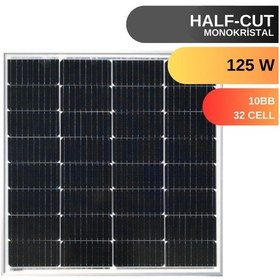 Resim Lexron 125w Half Cut Monokristal Güneş Paneli 