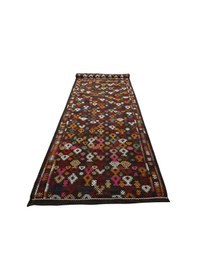 Resim Zehra Abla Halı El Dokuma Otantik Yekpare Dikişsiz Battal Boy Yolluk Yün Kilim 6335 