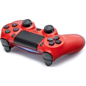 Resim Büro Ev Ofis Oyun Konsolu İçin Kırmızı Ps4 Gamepad Oyun Kolu 