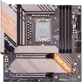 Resim Dragos Dragmode B760M D4Pro Sata,M2 Ddr4 4000MHz Usb3.2 Type C Dp Hdmi Ses 2.5GbE Lan 1700P ATX Anakart 