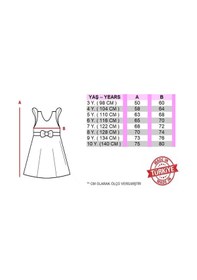 Resim Mnk Baby & Kids Simli Şanzelize Kız Çocuk Abiye Elbise M00669 Mor 