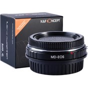 Resim K&F Consept Minolta Md Mc Lens Optik Camlı Canon Ef Lens M 