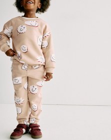 Resim Pamuk Karışımlı Jogger Pantolon - Renksiz / 5-6 Y 