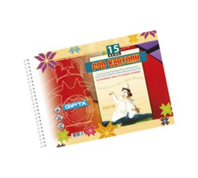 Resim Spiralli Fon Kartonu 25x35cm 15 Renk 