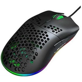 Resim Didadodo Mufunye Hxsj J900 Rgb Oyuncu Faresi - 6 Dpı, Ergonomik Tasarım, Usb Bağlantılı J900 Pro J900 
