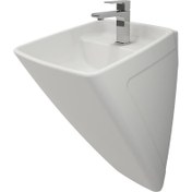 Resim Bocchi Firenze Asma Monoblok Lavabo, 48 Cm, Parlak Beyaz 1082-001-0126 