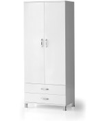 Resim Erezogullari_Mobilya 2 Kapılı 2 Çekmeceli Gardrop Elbise Dolabı 79X46X189Cm 