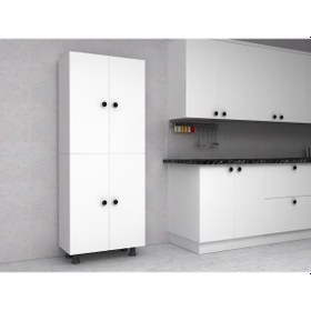 Resim Faro Mdf 4 Raflı Çok Amaçlı Mutfak Banyo Ayakkabılık Dolap 70 CM 