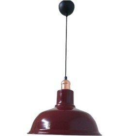 Resim Rys Retro Metal Bordo Bakır Duylu Dekoratif Ruktik Tekli Sarkıt K (536633059) 