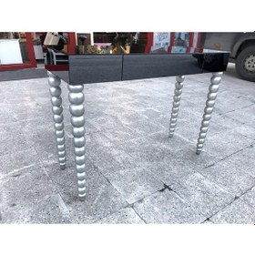 Resim Elma Dresuar 110 Cm Ahşap Boyalı Gri 