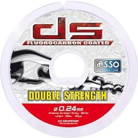 Resim Asso Double Strength 100 Metre Fluorocarbon Gri Misina (463509546) 