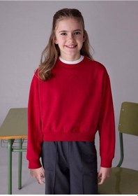 Resim Kız Swatshirt 25kmyr7422 Kırmızı 