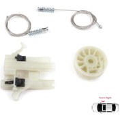 Resim Fiat 500 2007-On 2/3 Kapı HB Cabrio İçin Ön Sağ Cam Kriko Seti 