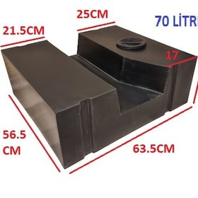 Resim Ace Camp Karavan Su Deposu 70 L Siyah 