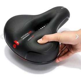 Resim ÖREL Bisiklet Bisiklet Sele Airzone Hava Kanallı Elastomer Yaylı Soft Doku 