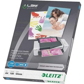 Resim Esranın Dünyası Leitz Udt Laminasyon Poşeti, A4, 100 Mikron, 100 Adet, Şeffaf 