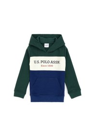 Resim U.s. Polo Assn. Erkek Çocuk Koyu Yeşil Sweatshirt 50313969-vr079 Koyu Yesıl 