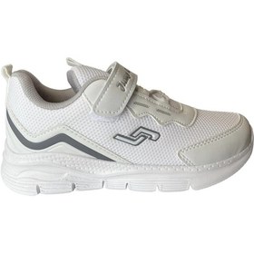 Resim JUMP 28102 White Çocuk Yürüyüş Koşu Comfort Taban Ayakkabı 26-35 Beyaz 