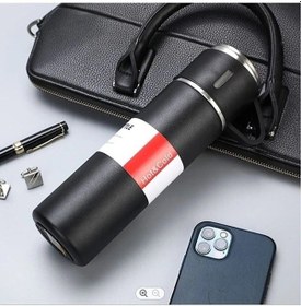 Resim İraş Avm Paslanmaz Çelik Termos Sızdırmaz 3 Bardaklı Termos Seti 500 ML 