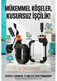 Resim 4 Metre Bantlı İşkence - Köşe Sabitleyici Çerçeve Çekçece Ve Mobilya Kelepçesi 723152 Abanoz 