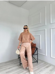 Resim Keymoda Kadın Kraşlı Pantolon Bej Bej 
