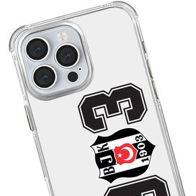Resim Beşiktaş 1903 Şeffaf Telefon Kılıfı - iPhone 16 Pro 